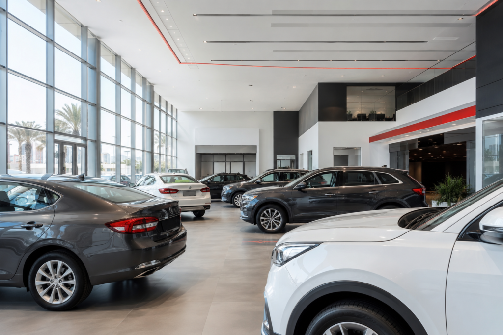 Car showroom in Sharjah